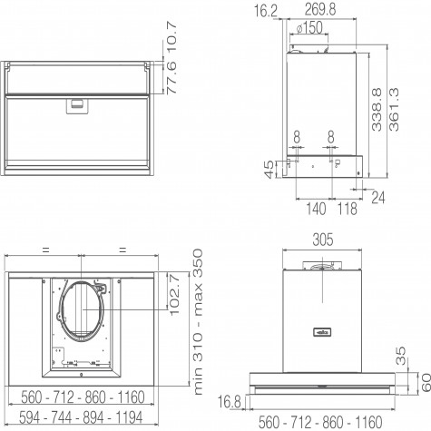������������ ������� Elica BOXIN PLUS IXGL/A/120