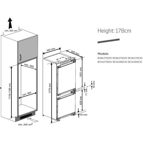 ����������� ������������ Beko BCNA275E3S