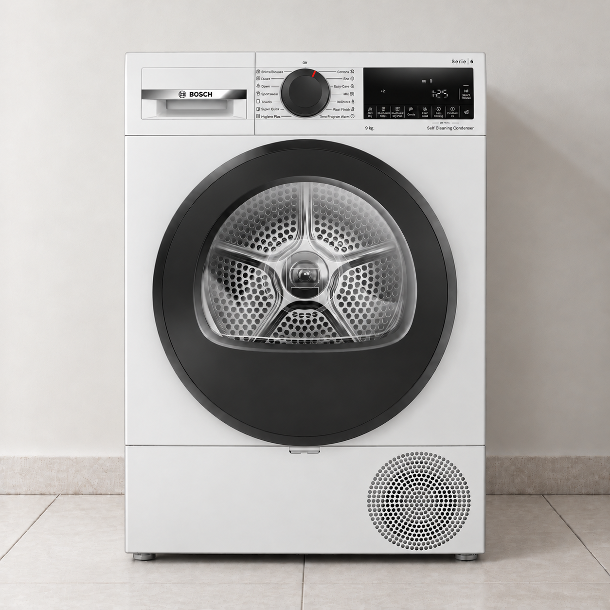 Bosch комплект для установки в колонну Стиральная машина WGK264Z0ME + Сушильная машина с тепловым насосом WQG24501BY + Соединительный элемент c выдвижной полкой