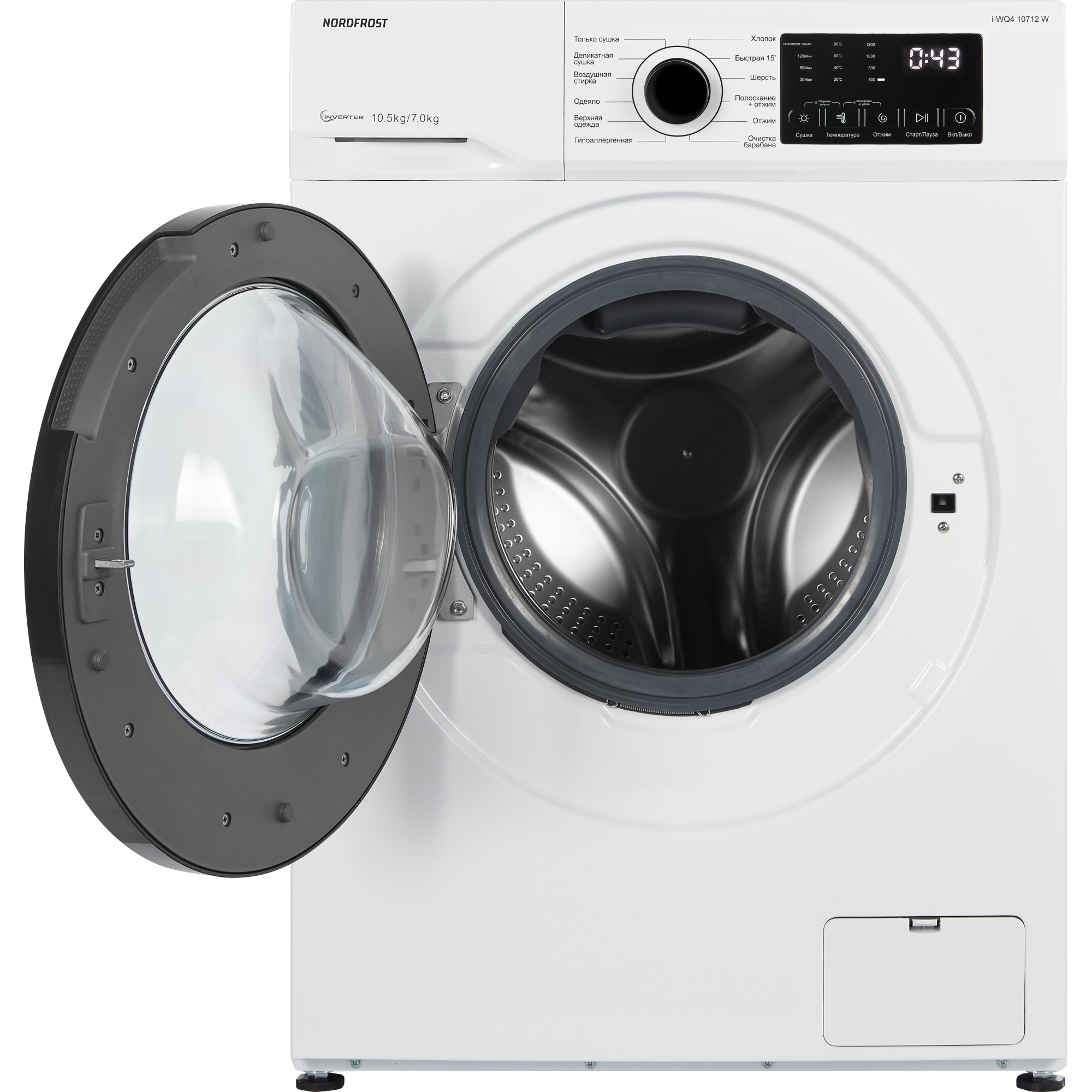 ���������� ������ � ������ NordFrost i-WQ4 10712 W