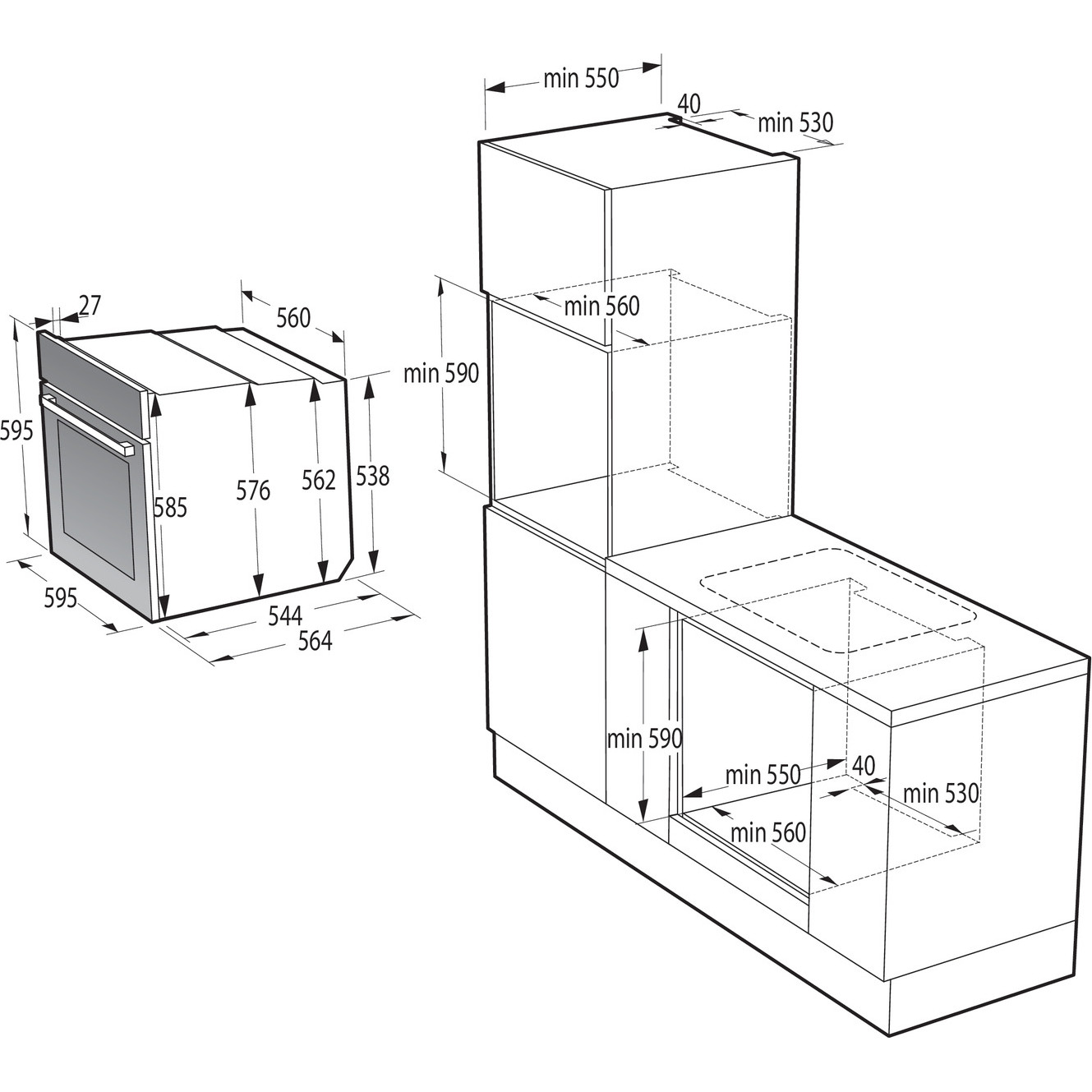 ������������� ������� ���� Gorenje BOS6737E05DBG