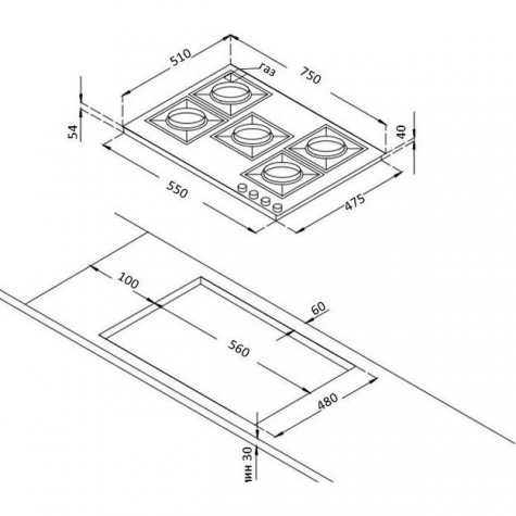 ������� �������� ������ Korting HG 797 CTX