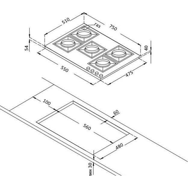 ������� �������� ������ Korting HG 797 CTX