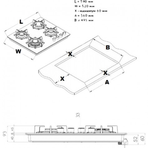 ������� �������� ������ Korting HGG 6420 CN