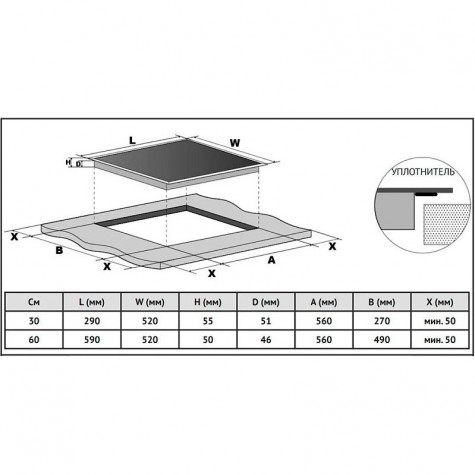 ������������� �������� ������ Korting HK 60003 BW