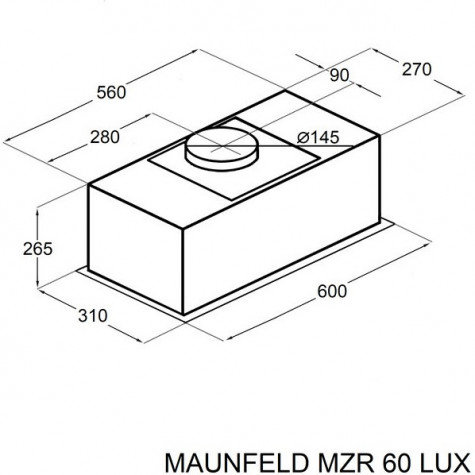 ������������ ������� Maunfeld MZR 60 Lux �����