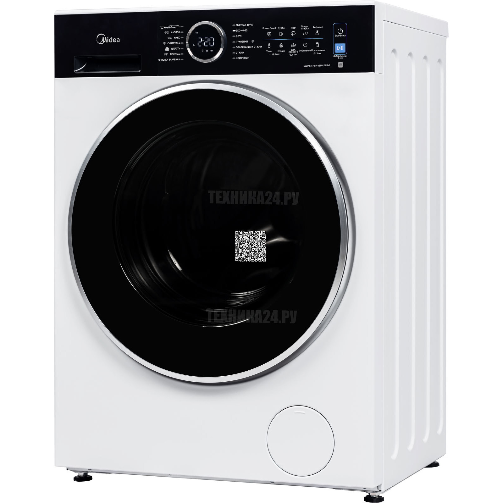 Midea �������� ��� ��������� � ������� ���������� ������ Midea MF205W80WB/W-RU + ��������� ������ � �������� ������� Midea MF205W105WB/W-RU + �������������� �������