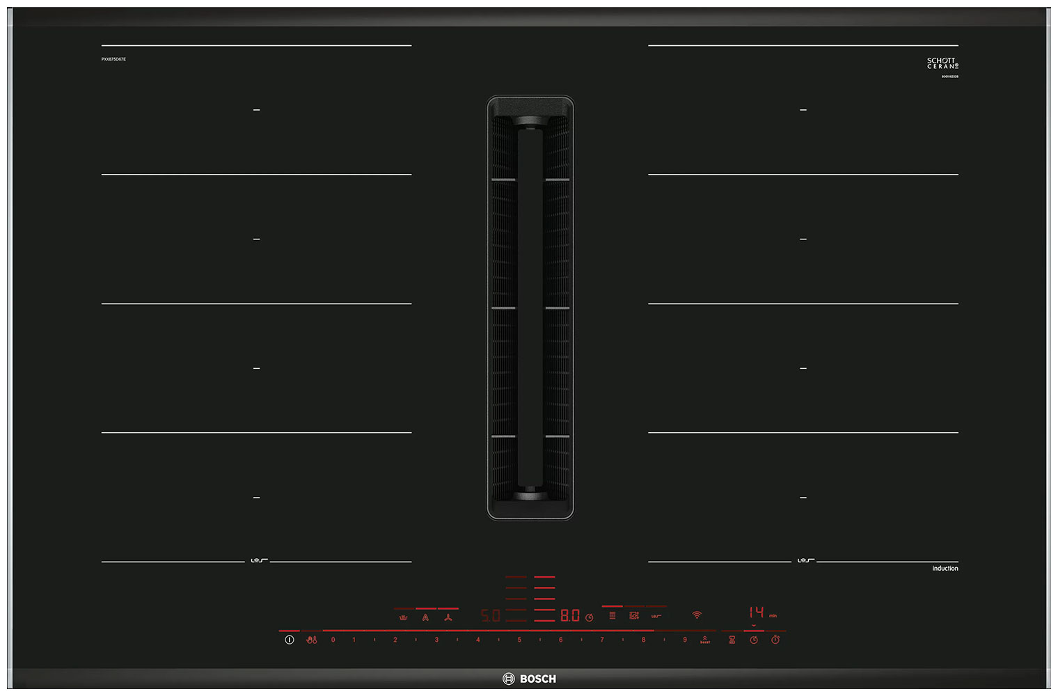 ������������ �������� ������ � ��������������� �������� Bosch Serie 8 PXX875D67E