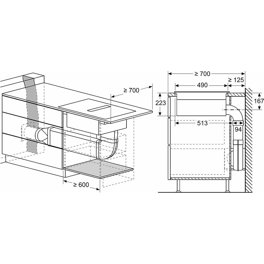 ������������ �������� ������ � ��������������� �������� Bosch Serie 8 PXX875D67E