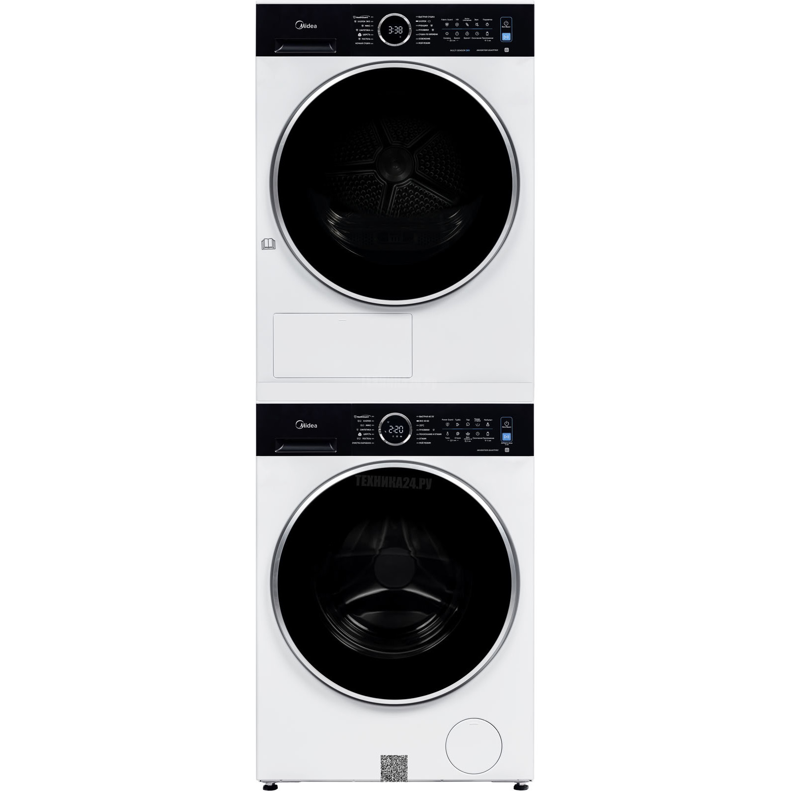 Midea �������� ��� ��������� � ������� ���������� ������ Midea MF205W80WB/W-RU + ��������� ������ � �������� ������� Midea MD205H80WB/W-RU + �������������� �������