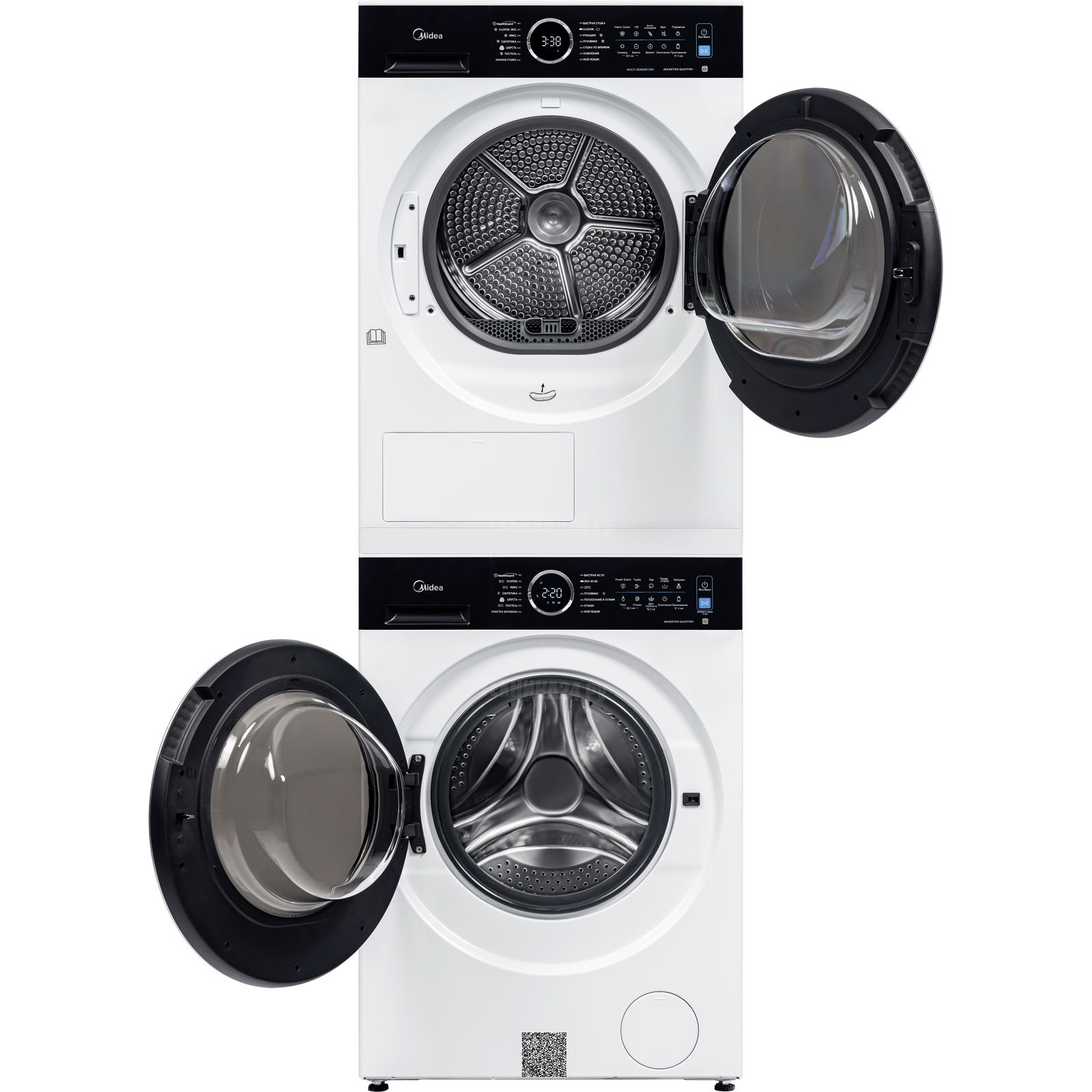 Midea �������� ��� ��������� � ������� ���������� ������ Midea MF205W80WB/W-RU + ��������� ������ � �������� ������� Midea MD205H80WB/W-RU + �������������� �������