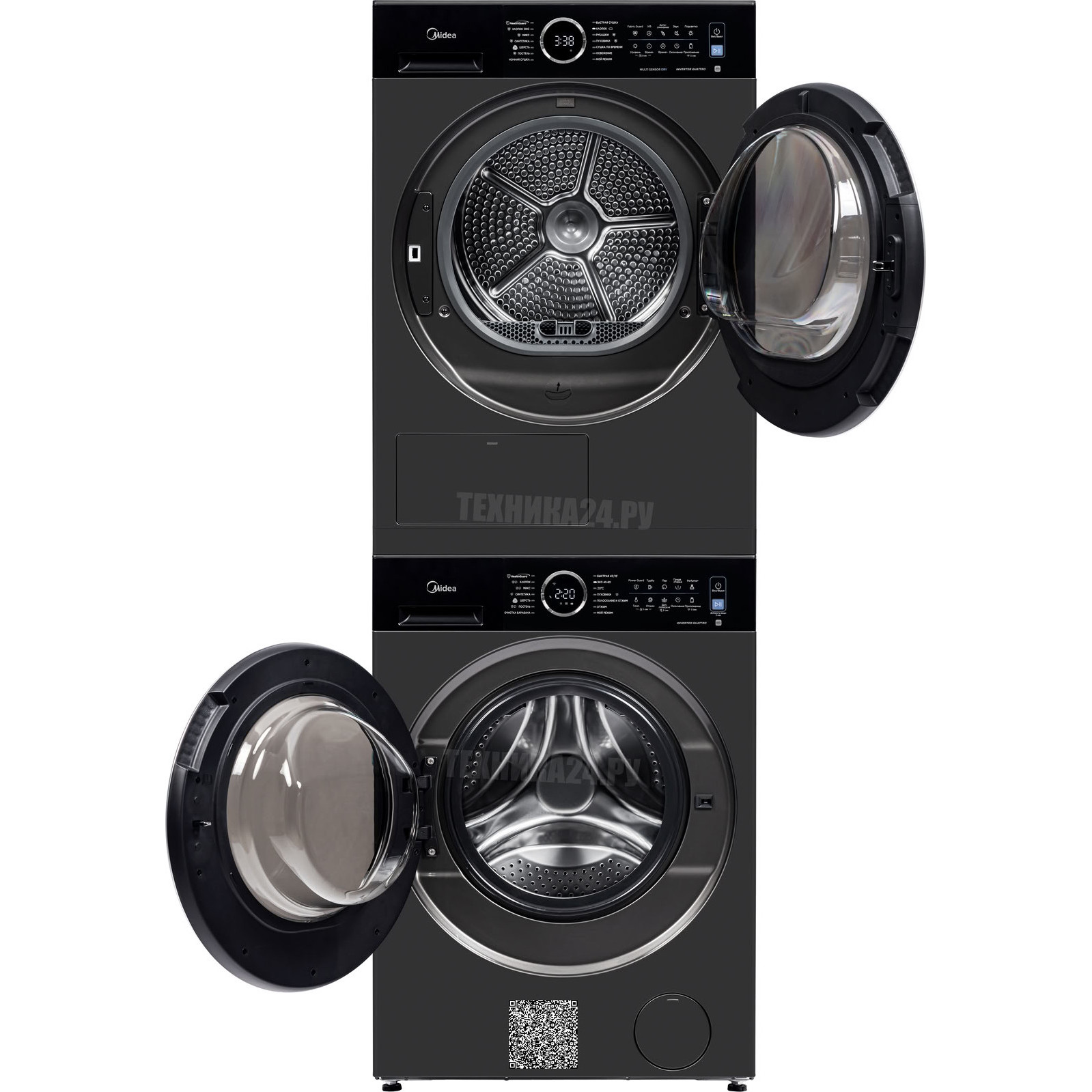 Midea �������� ��� ��������� � ������� ���������� ������ Midea MF205W80WB/T-RU + ��������� ������ � �������� ������� Midea MD205H80WB/T-RU + �������������� �������