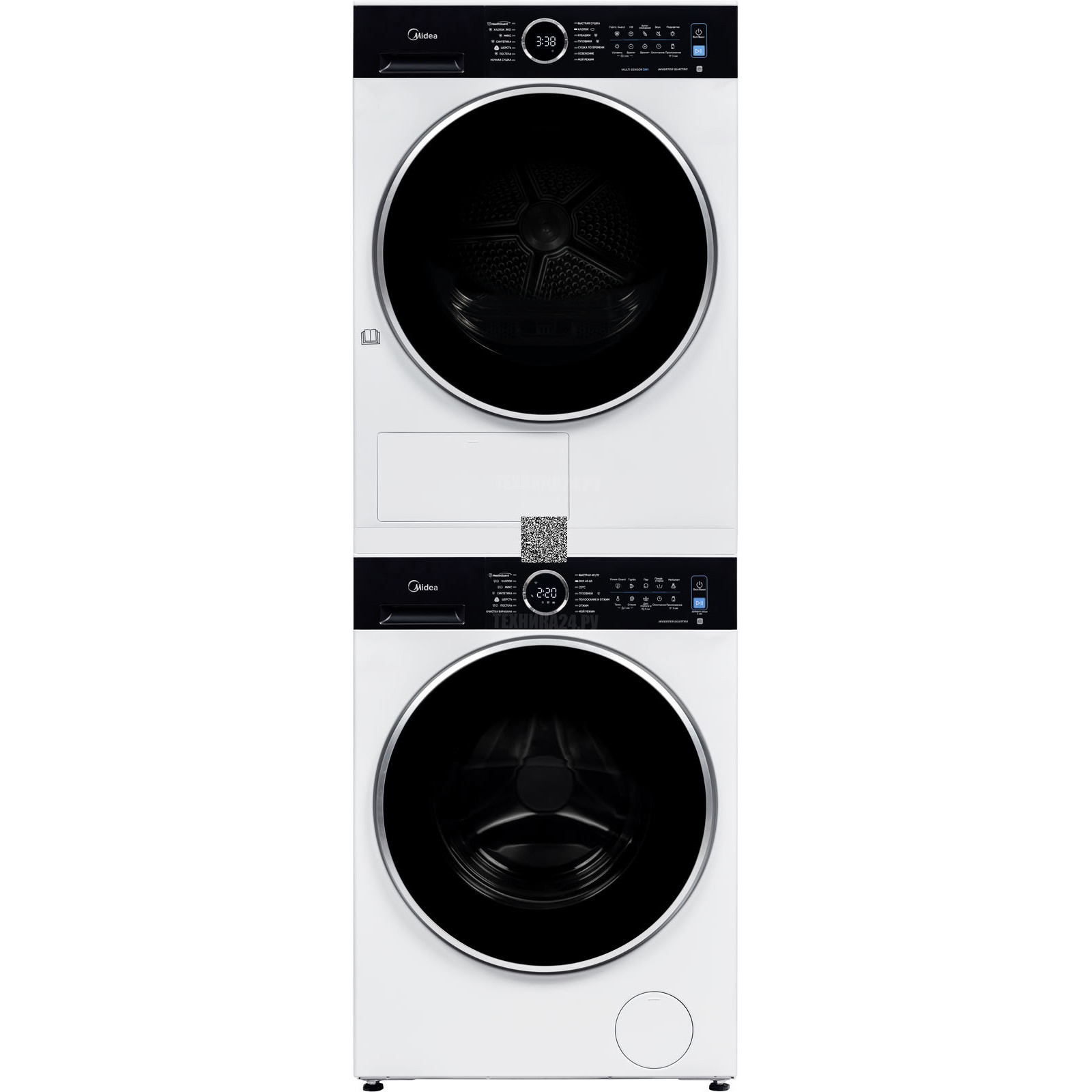 Midea �������� ��� ��������� � ������� ���������� ������ Midea MF205W105WB/W-RU + ��������� ������ � �������� ������� Midea MD205H80WB/W-RU + �������������� �������