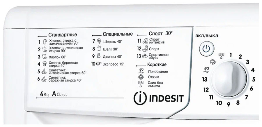 ���������� ������ Indesit IWUB 4105