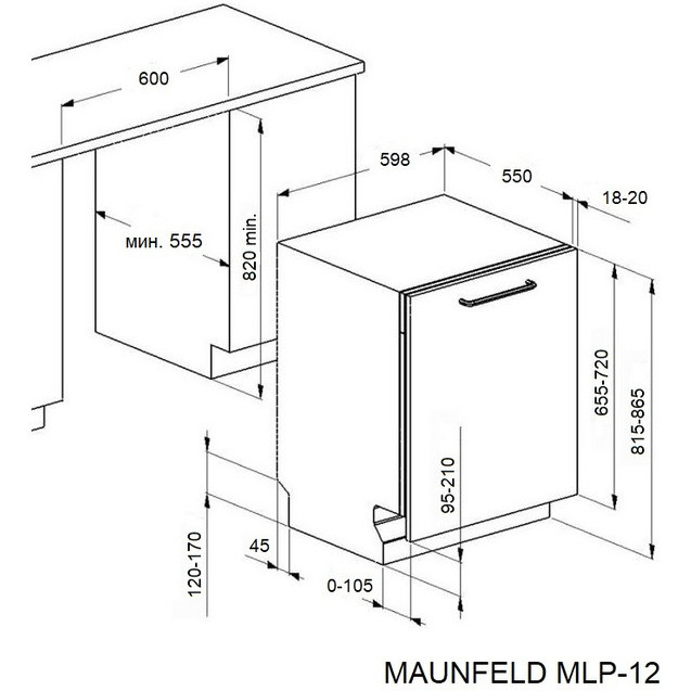 ������������ ������������� ������ Maunfeld MLP-12IMRO