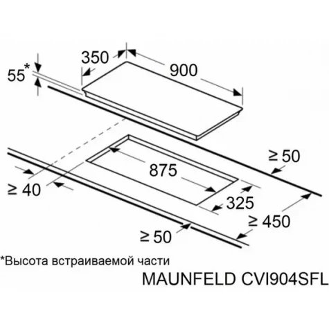 ������������ �������� ������ Maunfeld CVI904SFLBK LUX Inverter