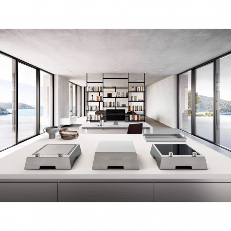������������ �������� ������ Barazza 1PTFID black glass ceramic/satin stainless steel