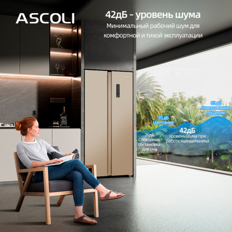 ����������� Side-by-Side Ascoli ACDG450WIB