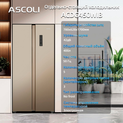 ����������� Side-by-Side Ascoli ACDG450WIB