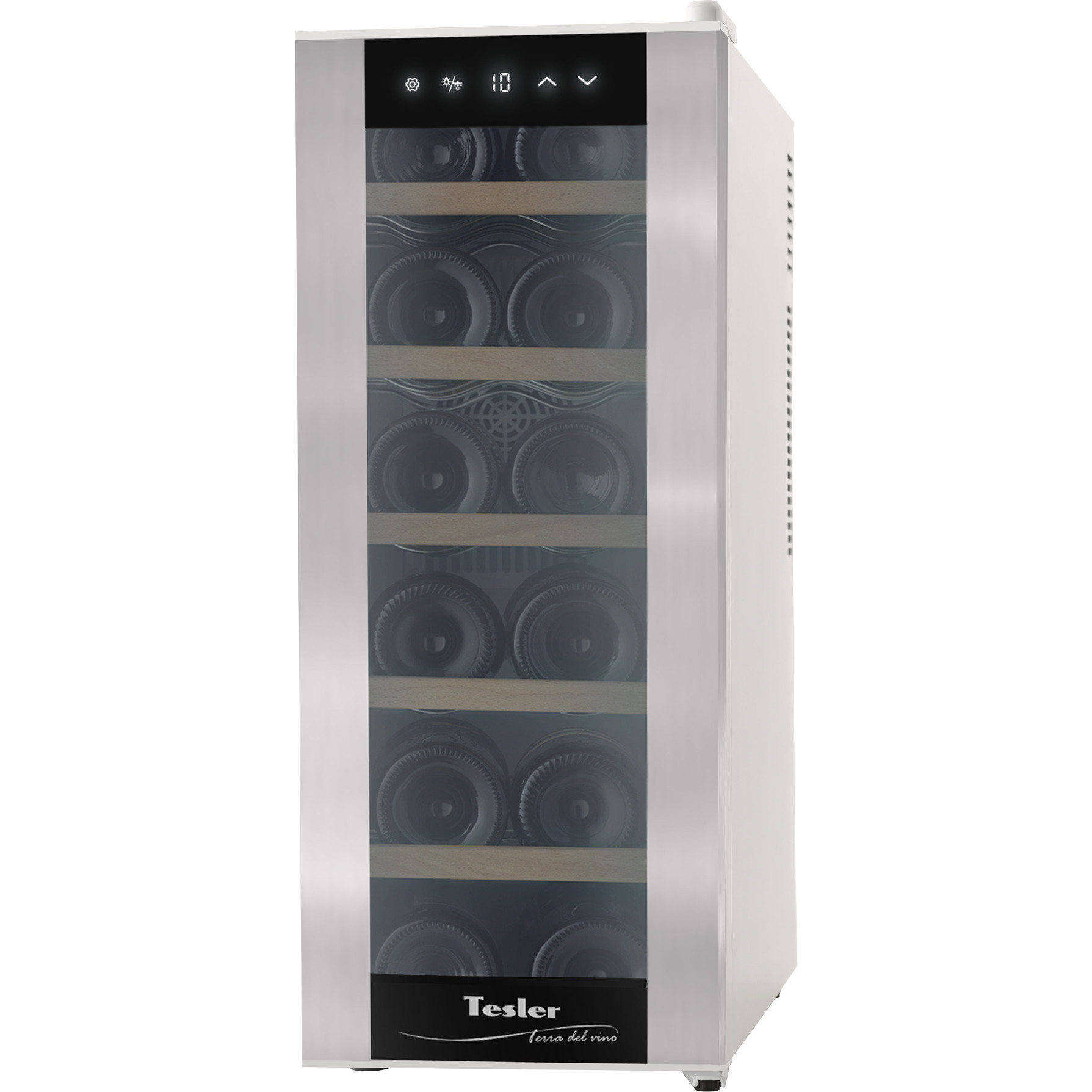 Винный шкаф Tesler WCV-125 SILVER