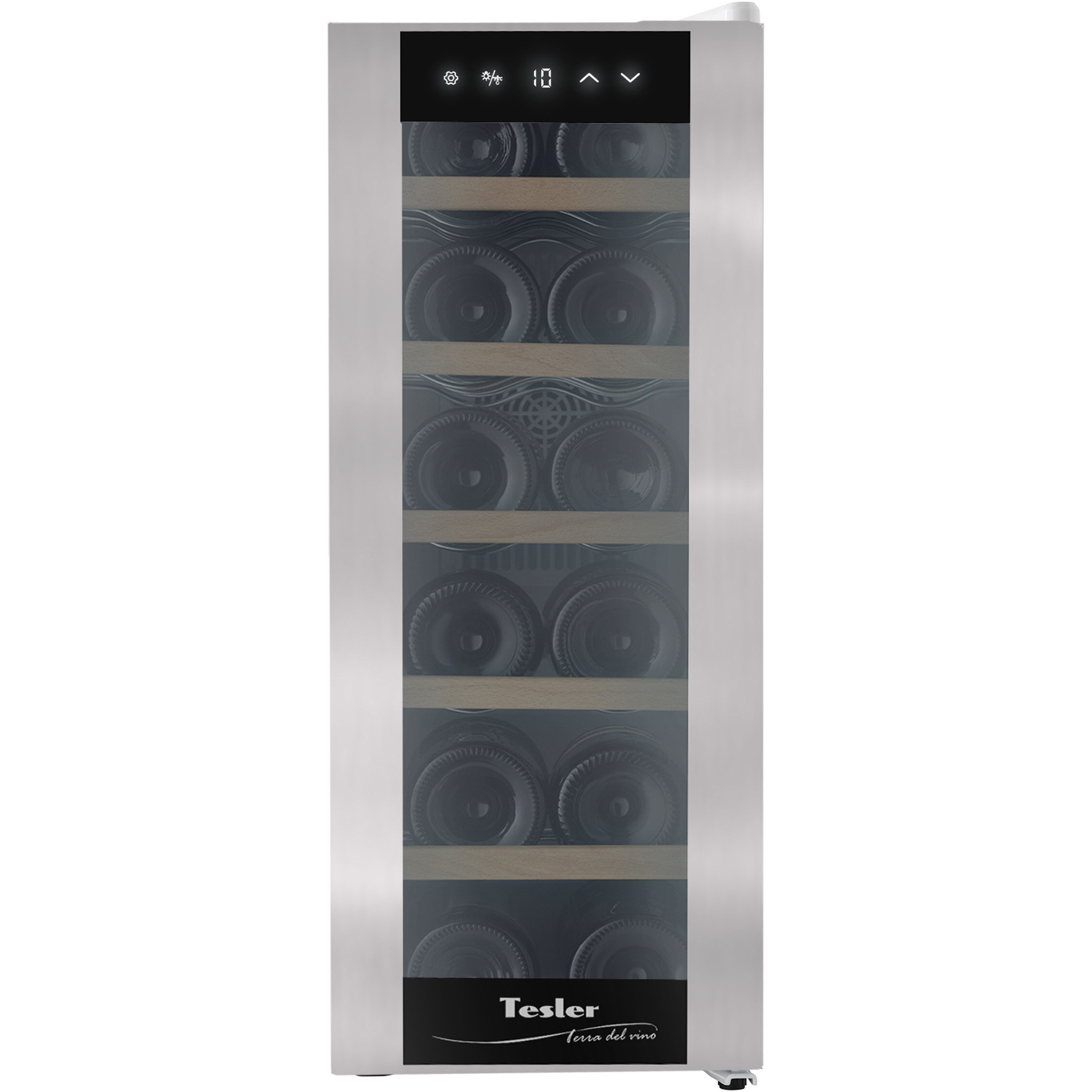Винный шкаф Tesler WCV-125 SILVER