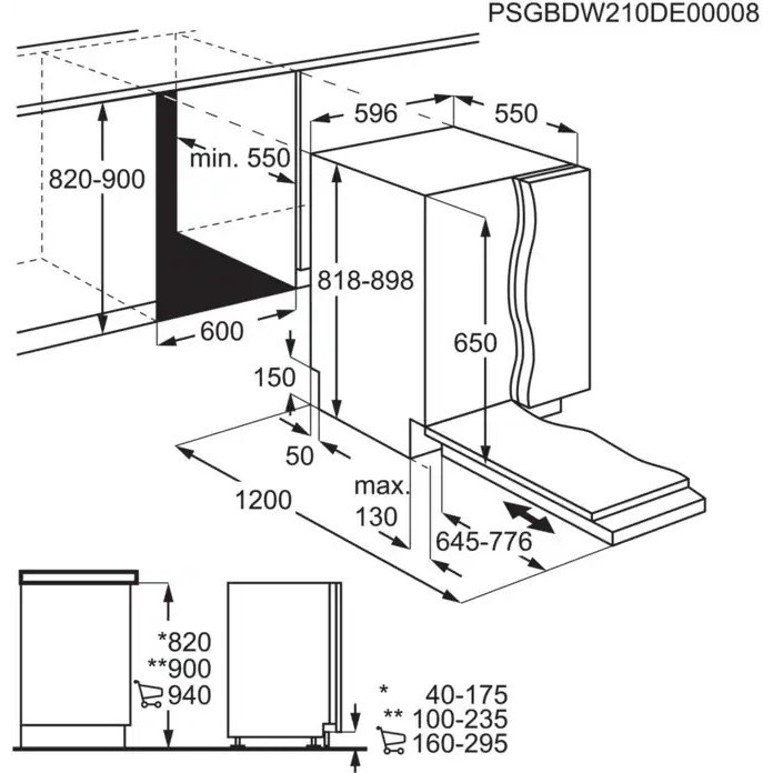 ������������ ������������� ������ AEG FSB72907P