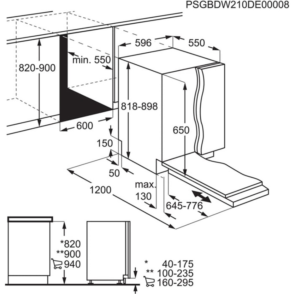 ������������ ������������� ������ AEG FSS5261XZ