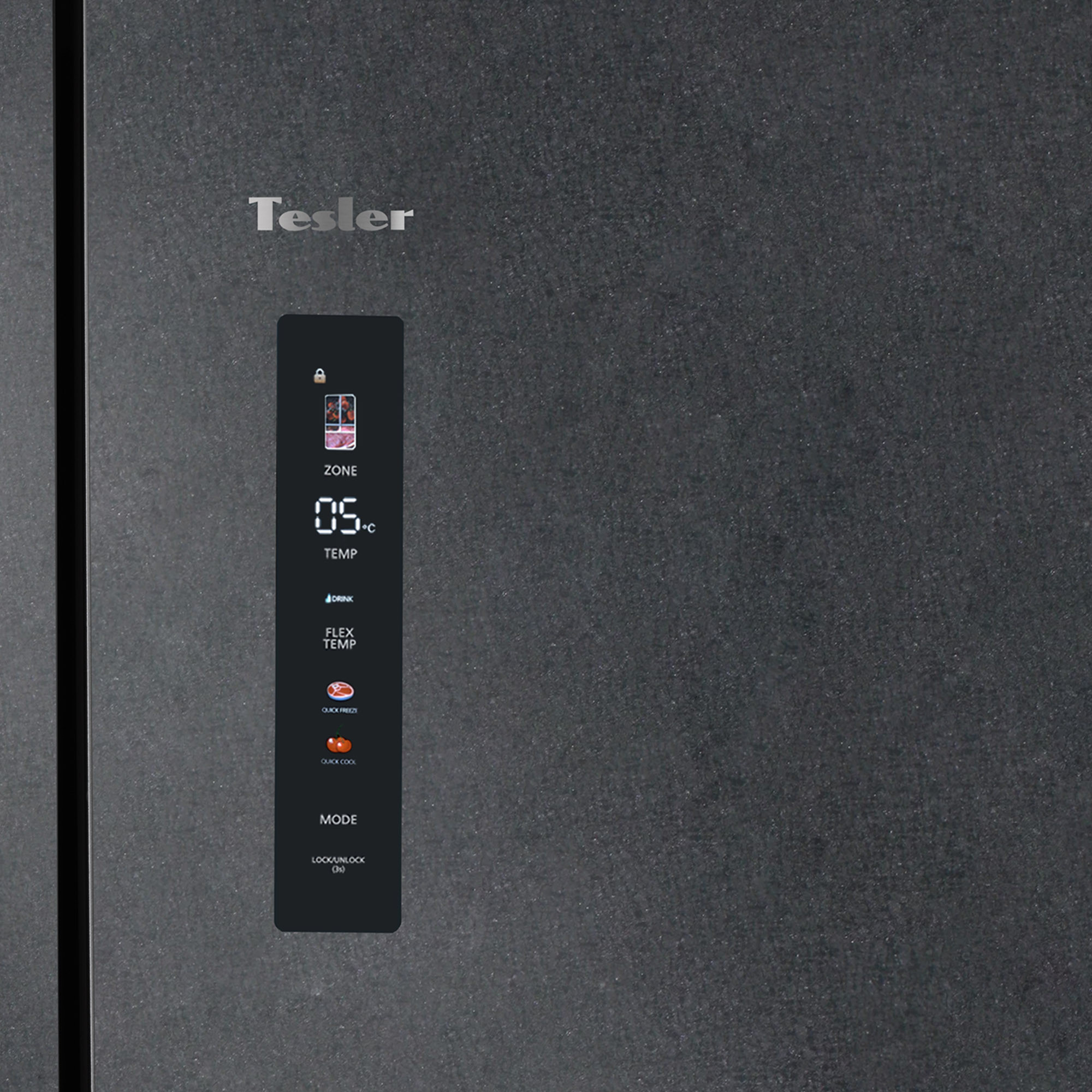 ����������� TESLER RFD-427BI SPARKLING GREY