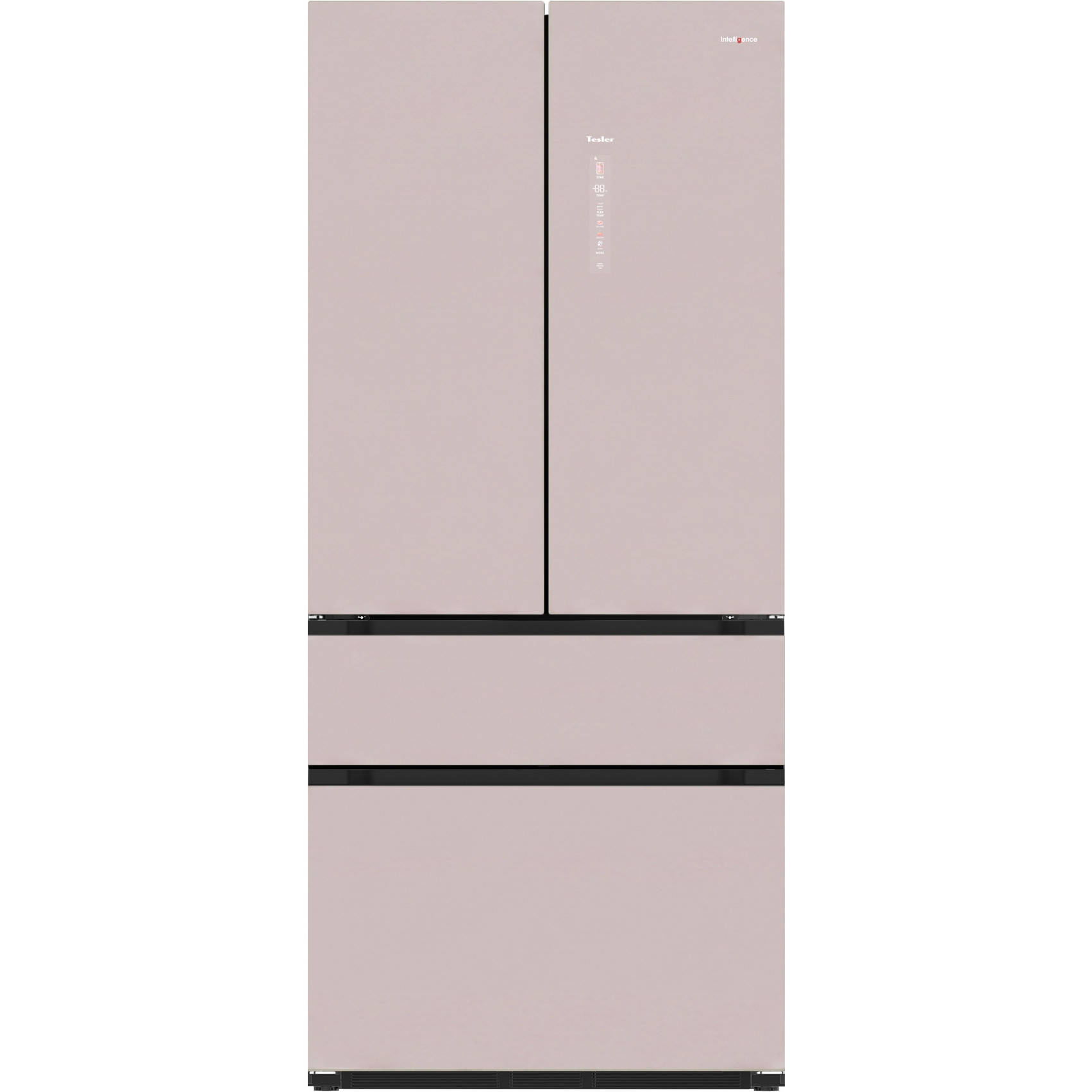 Холодильник TESLER RFD-517BI ROSE GLASS