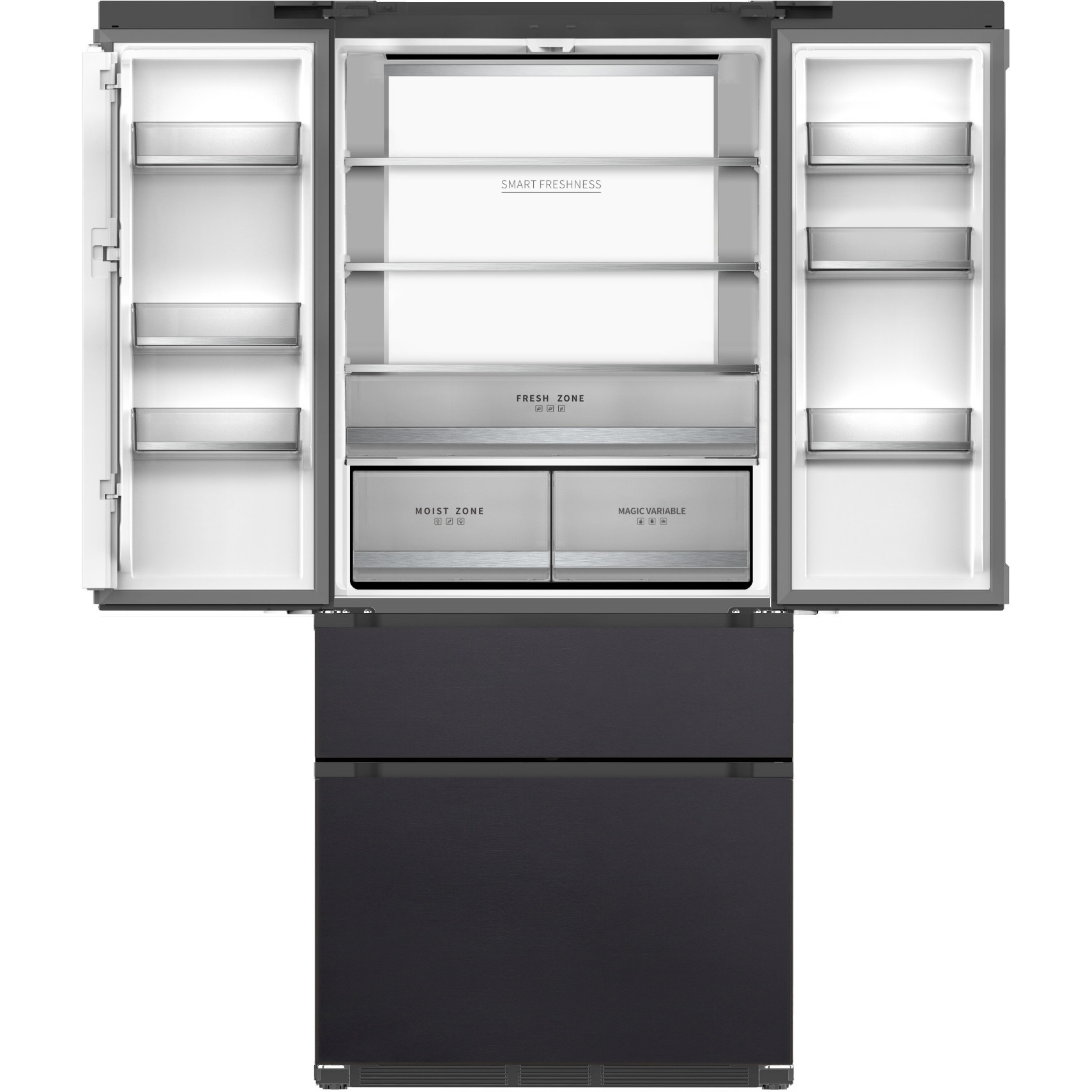 Холодильник TESLER RFD-517BI GRAPHITE