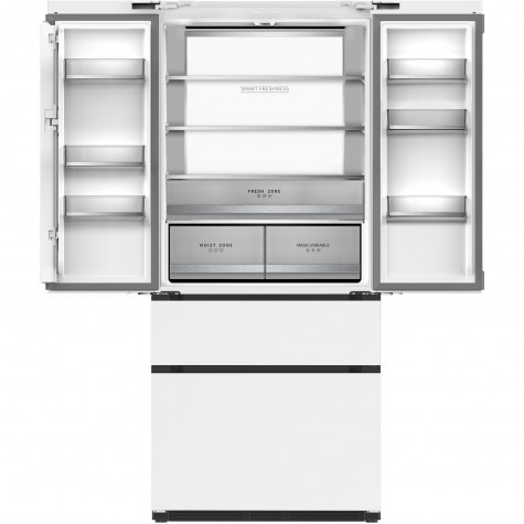 ����������� TESLER RFD-517BI WHITE GLASS