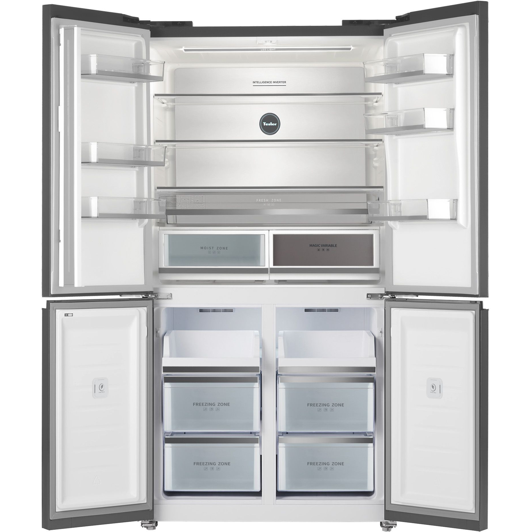 Холодильник Tesler RCD-547BI GRAPHITE