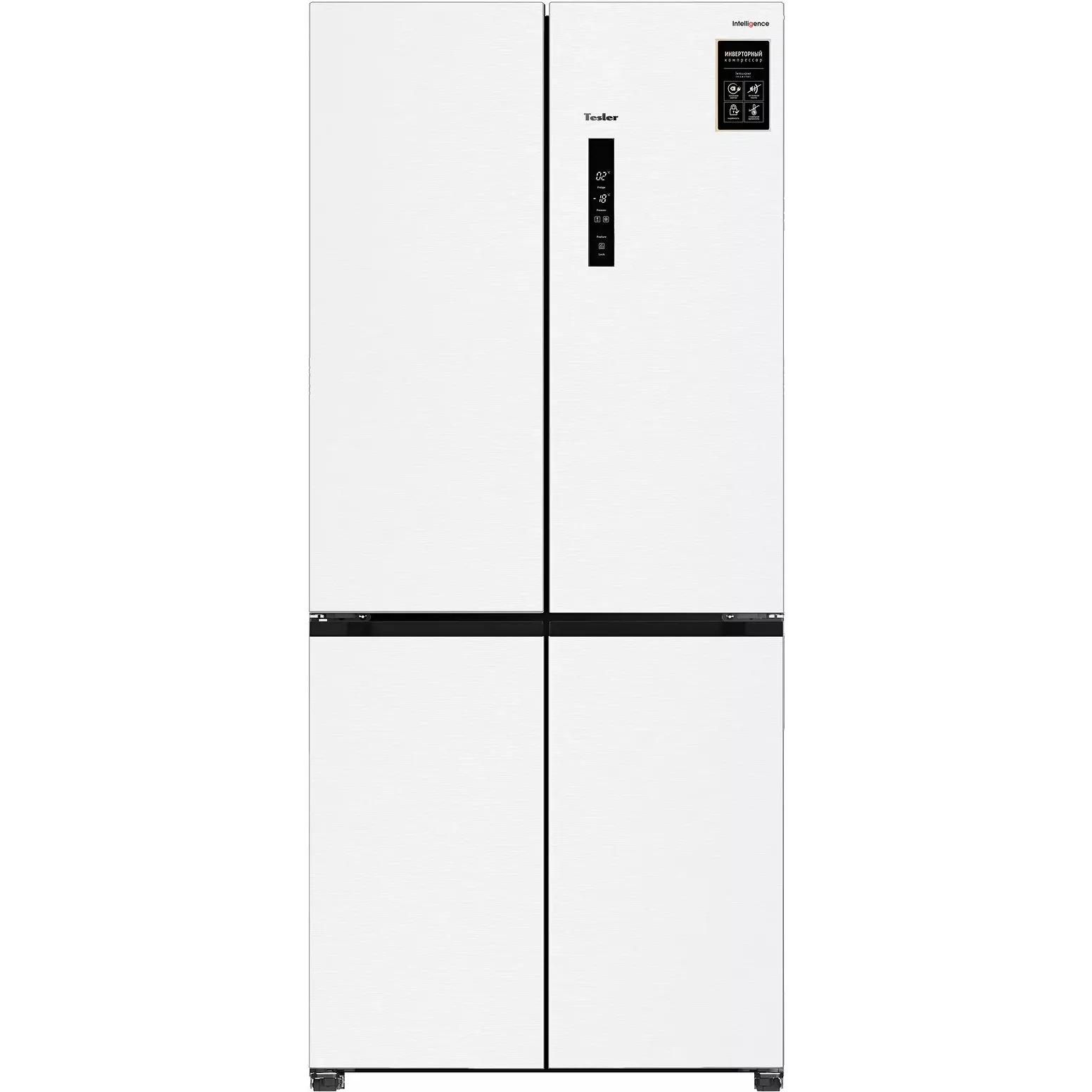 Холодильник TESLER RCD-487BI SPARKLING WHITE