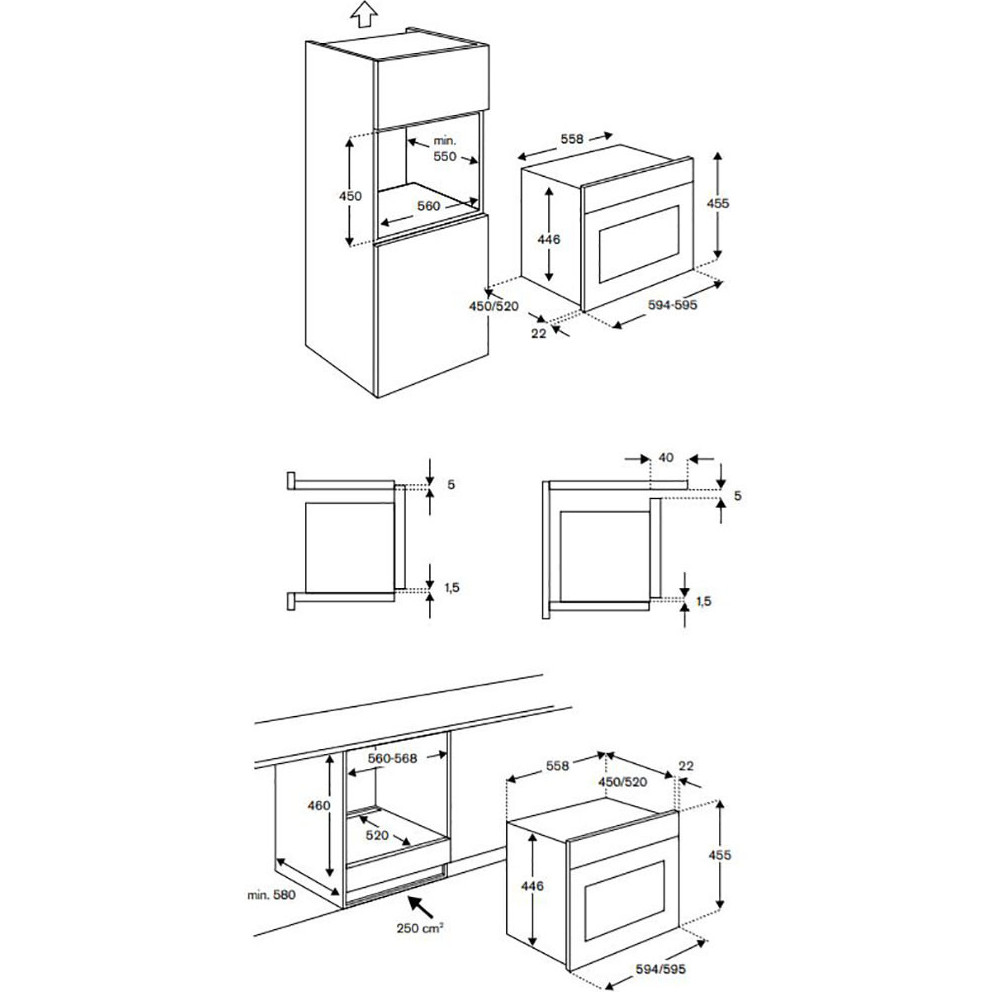 ���������� ������� ���� � ��� Bertazzoni F457HERMWTNE