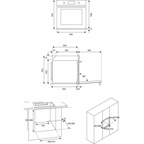 ������������� ������� ���� Bertazzoni F609MODESX