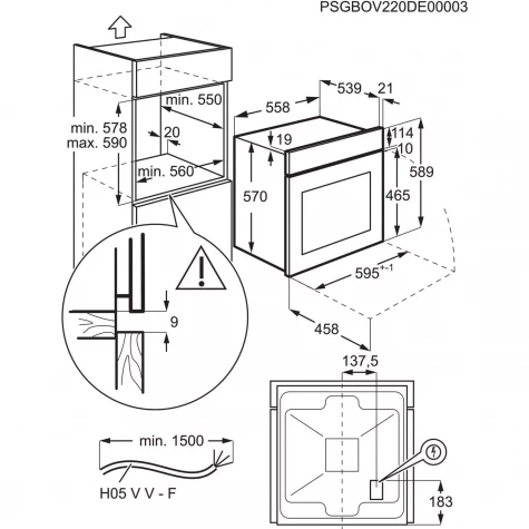 ������������� ������� ���� Electrolux EOF5F50BV �����