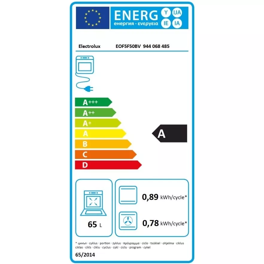 ������������� ������� ���� Electrolux EOF5F50BV �����