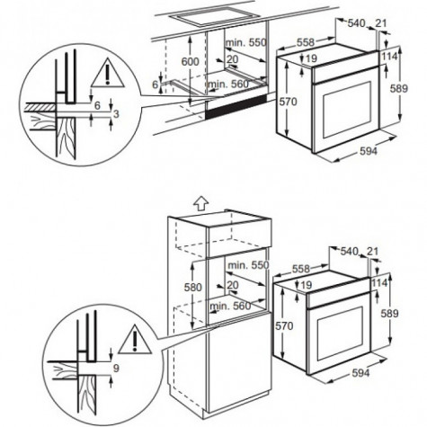 ������������� ������� ���� Electrolux EOH3H00BX
