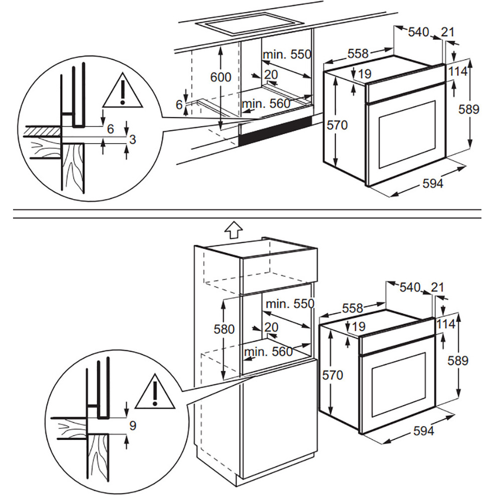 ������������� ������� ���� Electrolux EOF3H40BK