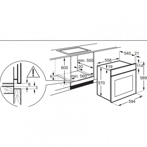 ������������� ������� ���� Electrolux EOH3H40BX