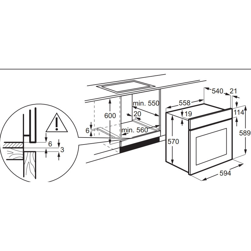 ������������� ������� ���� Electrolux EOH3H40BX