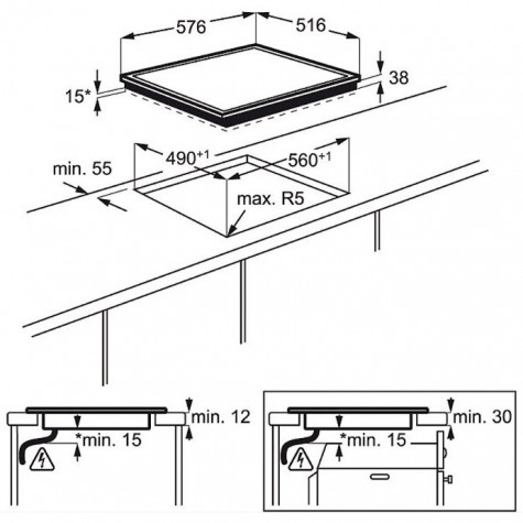 ������������� �������� ������ Electrolux EHF6346XOK