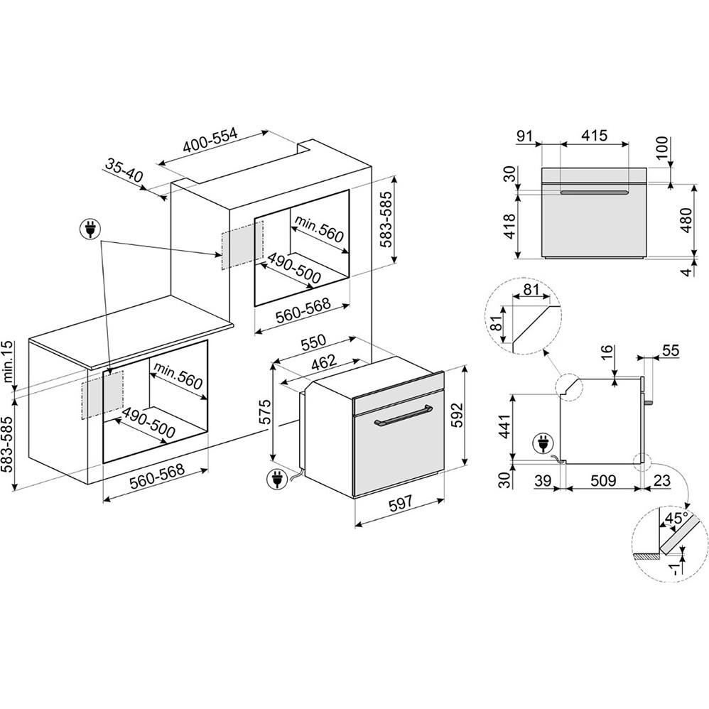 ������������� ������� ���� Smeg SOP6900TN