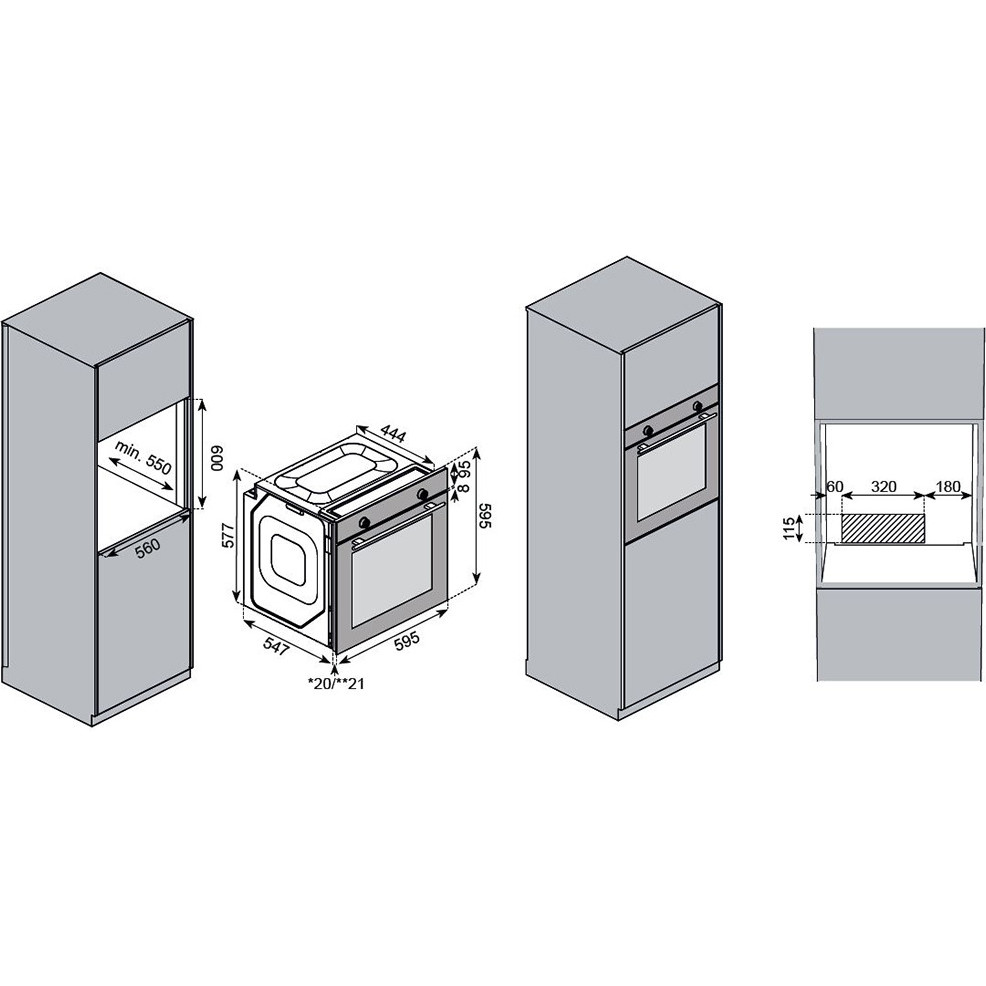 ������������� ������� ���� Kuppersberg HO 603 BX