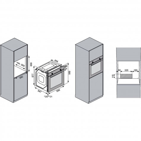 ������������� ������� ���� Kuppersberg HO 608 B