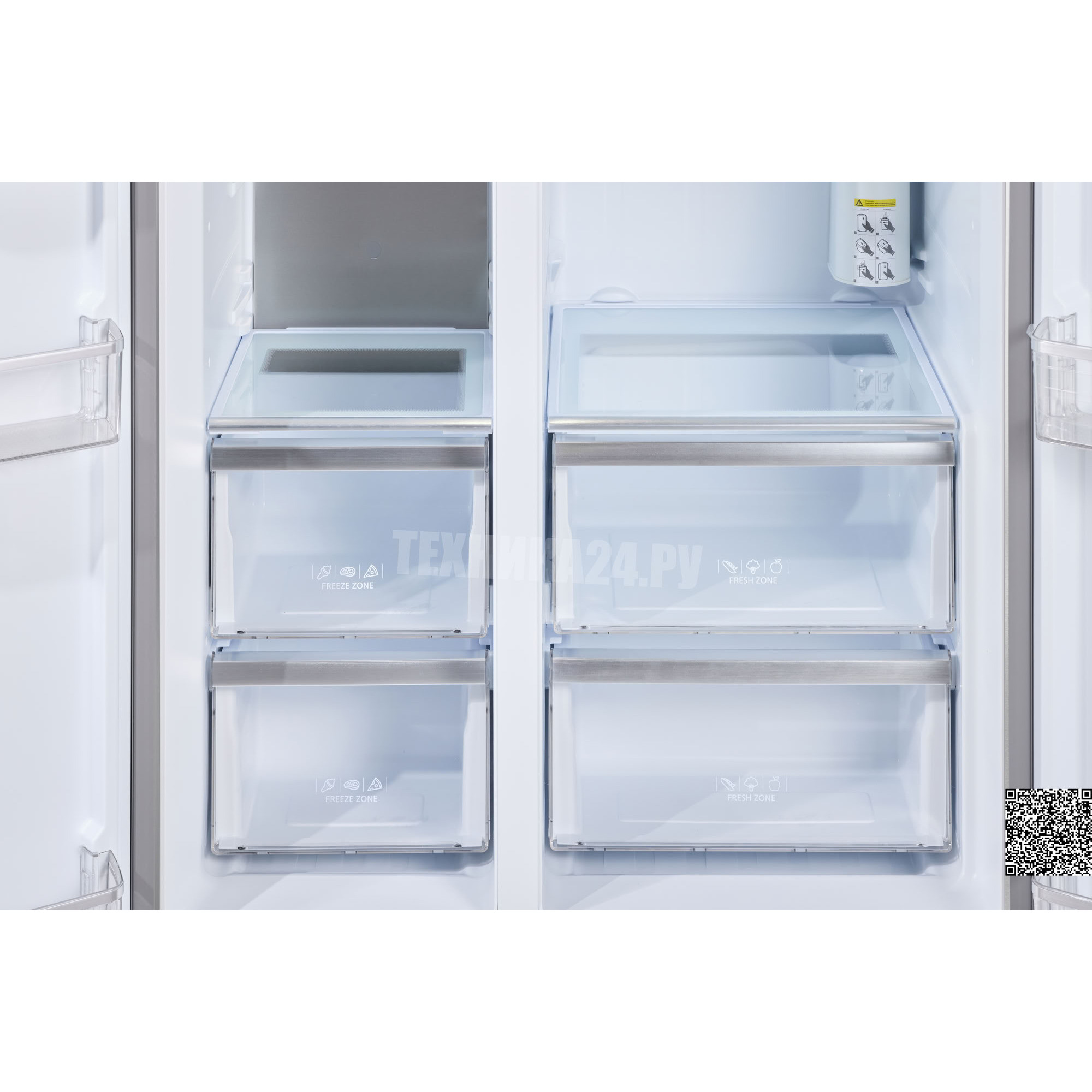 ����������� Side-By-Side ����������� Ledum LRSD-541 X � ����������� (����������� �����), Total No Frost
