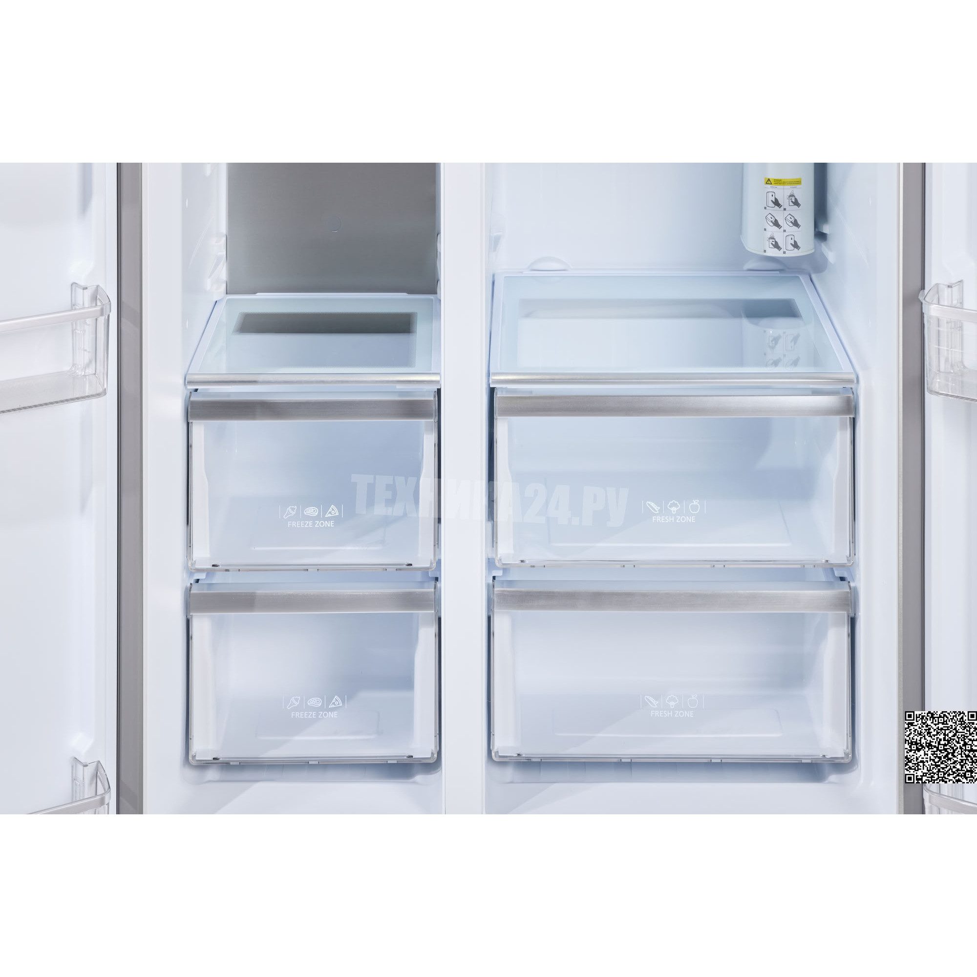 ����������� Side-By-Side ����������� Ledum LRSD-541 BG � ����������� (������ ������), Total No Frost