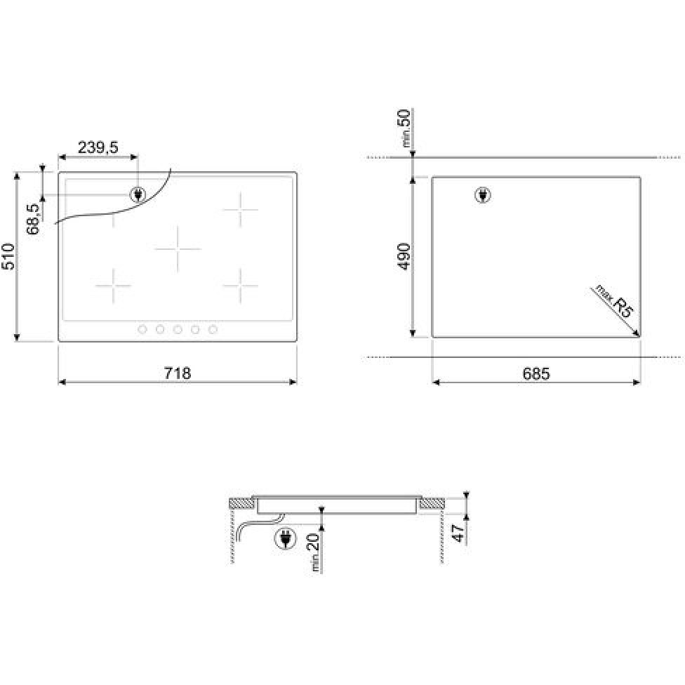 ������������� �������� ������ Smeg P875AO