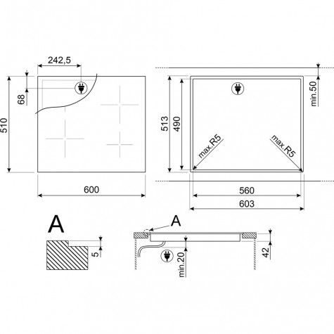 ������������� �������� ������ Smeg SE264TD1