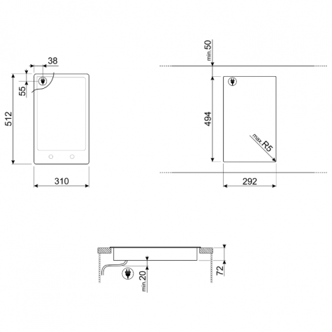 ������������ �������� ������ Smeg PGF32I-1